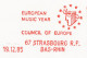 Meter Cover France 1985 European Music Year - Musica