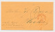 Wormerveer - Haarlem 1861 - Postale Bemerking:In De Bus Bezorgd  - ...-1852 Voorlopers
