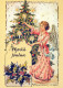ANGE Noël Vintage Carte Postale CPSM #PBP337.FR - Anges