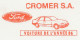 Specimen Meter Sheet France 1987 Car - Ford - Autos