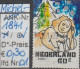 2000 - NIEDERLANDE - FM/DM "Dez.marken-Mann Trägt Mädchen" 60 C Mehrf. - S. Scan  (1841o 01-02 Nl) - Oblitérés