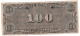 POUR COLLECTIONNEUR FAUX-BILLET FAKE 100 ONE HUNDRED DOLLARS THE CONFEDERATE UNITED STATES OF AMERICA - Verzamelingen