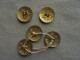 Delcampe - Ancien - 5 Petits Boutons Laiton Et émail 1,6 Mm E.M Paris Art Nouveau - Buttons