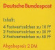 22Ii MH BuS Krüger/Borek Buchdruck Variante B - Postfrisch - 1971-2000