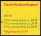 22Ig MH BuS 1980 Buchdruck Variante C - Mit Zählbalken ** - 1971-2000