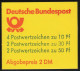 22Iw MH BuS 1980 Buchdruck - Postfrisch - 1971-2000