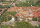 LISLE SUR TARN Vue Generale Aerienne Avec Les Fortifications Et Le Palais Des Consuls 21(scan Recto-verso) MA260 - Lisle Sur Tarn