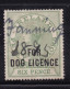 Ireland Petty Sessions Dog License  6d Green, Barefoot 1,  On Paper - Gebruikt