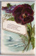 CPA Lot 6 X Litho Illustrateur FLEURS FLEUR THEME PENSEE PENSEES VOEUX LANGAGE POEME - Sammlungen & Sammellose