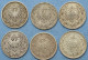 Germany / Deutschland • Lot  6x • 1/2 Mark •  1905 AJ – 1906 DEF – 1915 D • Allemagne • [24-617] - 1/2 Mark