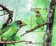 SRI LANKA 2021 Mi BL 213 - BL 218 ENDEMIC BIRDS 6 X MINT MINIATURE SHEETS ** - Sri Lanka (Ceylon) (1948-...)
