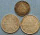 Germany / Deutschland • Lot  3x • 1 Mark 1893 F – 1910 D • 1/2 Mark 1906 D • Allemagne • [24-619] - Collections
