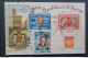 SAN MARINO FIRST DAY COVER RARA 1947 OMAGGIO DEL PRESIDENTE DEGLI STATI UNITI ROOSVELT OBLITERARATA 59 - Brieven En Documenten