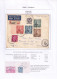 956/40 -- PAR AVION - Enveloppe Recommandée TP Divers, Agence IXELLES 11 En 1949 Vers TIRANA Albanie - TB Destination - Storia Postale