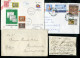 "WELTWEIT" Int. Belegeposten, Mit Rd. 80 Belegen, Vgl. Fotos (A1087) - Lots & Kiloware (mixtures) - Max. 999 Stamps