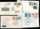 Delcampe - "WELTWEIT" Int. Belegeposten, Mit Rd. 80 Belegen, Vgl. Fotos (A1087) - Lots & Kiloware (mixtures) - Max. 999 Stamps