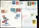 Delcampe - "WELTWEIT" Int. Belegeposten, Mit Rd. 80 Belegen, Vgl. Fotos (A1087) - Lots & Kiloware (mixtures) - Max. 999 Stamps