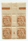 FRANCE N°110 ** TYPE BLANC EN BLOC DE 4 AVEC MILLESIME 5 ( 1905 ) - Millesimi