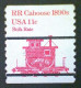 United States, Scott #1905a, Used(o), 1984 Coil, Transportation Series: Caboose Of 1890s, 11¢, Red - Usati