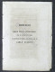 Istruzioni Per Funzioni Funebri In Torino Alla Spoglia Del Re Carlo Alberto 1849 - Altri & Non Classificati