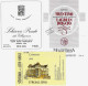 ITALIA ITALY - 15 Etichette Vino Rosso TRENTINO ALTO ADIGE Anni 80-90 Vari Vini Rossi Del Trentino - Vino Tinto
