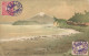 JAPAN -  LANDSCAPE WITH MOUNT FUJI - FUKUOKA - HAND PAINTED - 1909 - Other & Unclassified