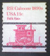 United States, Scott #1905a, Used(o), 1984 Coil, Transportation Series: Caboose Of 1890s, 11¢, Red - Gebruikt