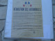 Affiche  Requisition  Des Automobiles Commune De Tournissan - 1914-18