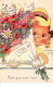 Illustrateur - N°61962 - Mallet B. - Rien Que Pour Vous - Fillette Avec Un Bouquet De Fleurs - Mallet, B.