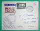 FRANCHISE MILITAIRE FM TAXE AVION RUFISQUE SENEGAL AOF POUR ST ETIENNE LOIRE 1942 WW2 LETTRE COVER FRANCE - Poste Aérienne