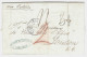 1863 - Letter From KJÖBENHAVN  To London  - Rating 2 Red + 4 (ink ) + 5 1 /2  Black Tampon  " Via Ostende " - Cartas & Documentos