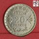 MOROCCO 20 FRANCS 1371 -    Y# 50 - (Nº58901) - Maroc