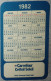 Petit Calendrier  Poche 1982 Supermarché Magasin Carrefour  Créteil  Miko Glace - Petit Format : 1981-90