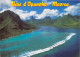 TAHITI Vue Aerienne De L Ile De Moorea Baie D Opunohu Moorea 14(scan Recto-verso) MA450 - Polynésie Française