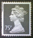 Great Britain, Scott #MH164, Used(o), 1988, Machin: Queen Elizabeth II, 75p - Machins