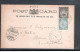 FIJI , 1897, 1/2 P. On Scarce Stationary Card 1 P., Clear  " G.P.O. SUVA-FIJI-3. Mar 97 " To Switzerland  #118 - Fidji (...-1970)