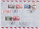 MiNr. 784 - 789 Dänemark 1983, 6. Okt. Rettungsdienste  R-Brief  Kopenhagen - Schweiz - Covers & Documents