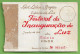 Lisboa Estádio Da Luz Bilhete Ticket Festival Da Inauguração Da Luz Em 1958  Benfica Estádio Futebol Portugal - Eintrittskarten