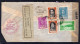 IRAN 1945 Anglo Soviet Censored Cover To USA. Pan-Am Clipper Airmail Label (p314) - Iran