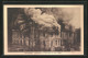 AK Meiningen, Hoftheater In Flammen Am 5. März 1908  - Catastrofi