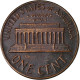 États-Unis, Cent, Lincoln Cent, 1963, U.S. Mint, Laiton, TB, KM:201 - 1959-…: Lincoln, Memorial Reverse