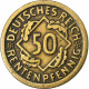 Allemagne, République De Weimar, 50 Rentenpfennig, 1924, Stuttgart - 50 Rentenpfennig & 50 Reichspfennig