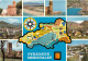 LE ROUSSILLON Principaux Sites Touristiques Perpignan Canet Plage Collioure Cerbere 22(scan Recto-verso) MA596 - Roussillon
