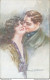 Al94 Cartolina Innamorati Illustratore Santino - Couples