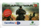 Carte Carrefour Vidéo GEARS OF WAR 3 Card  Karte (K 193) - Cartes GSM Prépayées & Recharges