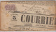 AIN JOURNAL VENDREDI 7 DECEMBRE 1906 COURRIER DE L'AIN TARIF 4C TYPE BLANC N°108 X 2 OBLIT T84 ST JULIEN DE REYSSOUZE - Newspapers