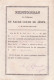 Pensionnat Des Religieuses Du Sacré-Cœur De Jésus à Montpellier . Attestation De 1875 Prix D'application - Diplômes & Bulletins Scolaires