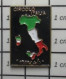 1222 Pin's Pins / Beau Et Rare / ASSOCIATIONS / CARTE ITALIE SARDAIGNE SICILE  CIRCOLO ITALIA "MENS SOLI" - Altri & Non Classificati