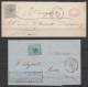 Lot De 2 L. Affr. N°17 Càd TIRLEMONT /3 MAI 1866 Pour HOEGAERDE + N°18 Càd TIRLEMONT /5 NOV 1867 Pour LIERRE - Lpts 361  - 1865-1866 Profiel Links