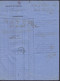 Lot De 2 L. Affr. N°17 Càd TAMINES /14 AVRIL 1866 Pour ST-AMAND (Près Fleurus) + N°18 Càd TAMINES /15 MARS 1867 Pour HUY - 1865-1866 Profile Left